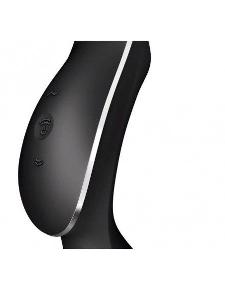 Wibrator Stymulujący Curvy Trinity 2 (Black) - Wibratory Bezdotykowe - 3