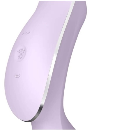 Wibrator wielofunkcyjny Curvy Trinity 2 z falami ciśnienia, 3 silnikami i stymulacją punktu G - 3