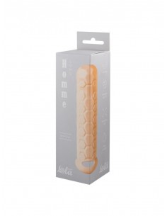 Penis sleeve Homme Long Flesh for 9-12cm - Przedłużki i nakładki na penisa - 1 2