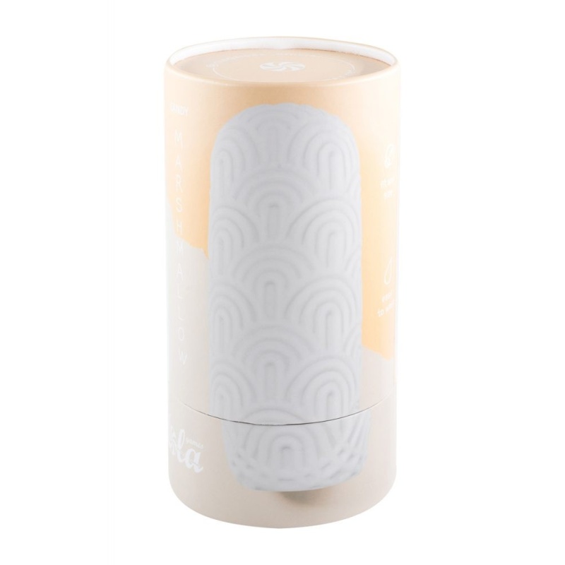 Sztuczna Pochwa Marshmallow Maxi Candy White - 4
