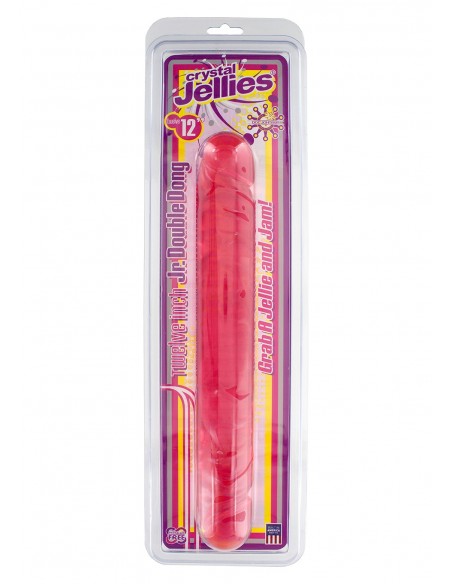 Podwójne Dildo DOUBLE DONG 12"""""""" PINK JELLY - Dilda podwójne - 1
