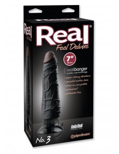Realistyczny W Dotyku Wibrator Real Feel Deluxe 3 Black - Wibratory Realistyczne - 1 2