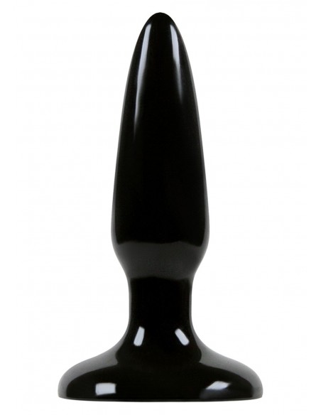 Korek Analny Pleasure Plug Mini Black - Małe Korki Analne - 1