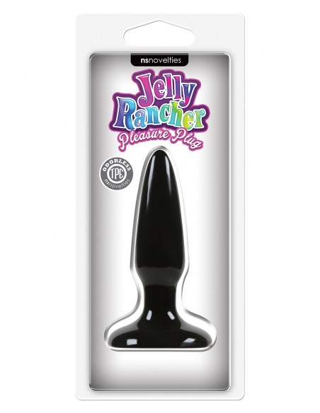 Korek Analny Pleasure Plug Mini Black - Małe Korki Analne - 2