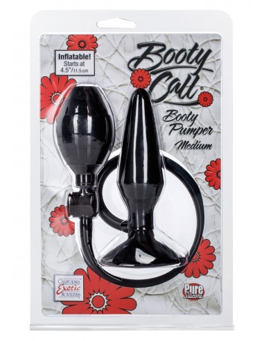 Pompowany Plug BOOTY PUMPER MEDIUM BLACK - Korki analne pompowane - 1