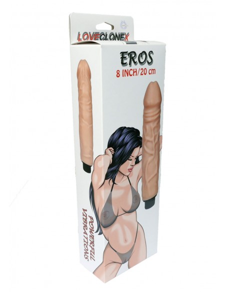 Realistyczny W Dotyku Wibrator Eros-Loveclonex 8""""-Vibration - Wibratory Realistyczne - 2