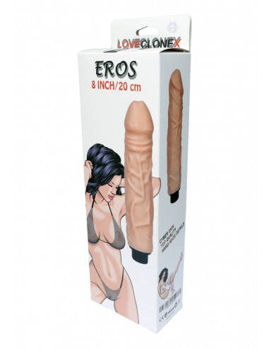 Realistyczny W Dotyku Wibrator Eros-Loveclonex 8""""-Vibration - Wibratory Realistyczne - 5