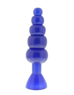 Korek Analny Bendable Butt Rattler Blue - Duże Korki Analne - 1