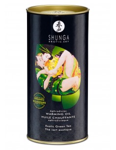 Warming Oil Exotic Green Tea 100 ml - Olejki i żele do masażu - 1 2