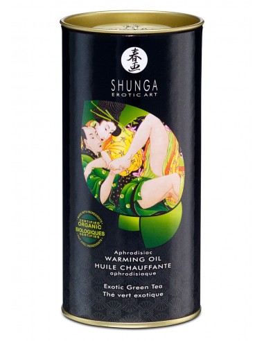 Warming Oil Exotic Green Tea 100 ml - Olejki i żele do masażu - 2