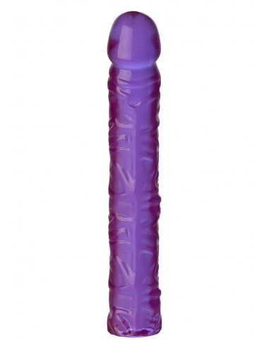 Dildo-CLASSIC JELLY DONG 10"""" PURPLE - Dilda żelowe - 2