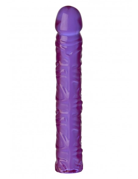Dildo-CLASSIC JELLY DONG 10"""" PURPLE - Dilda żelowe - 2