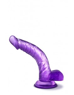 Dildo-B YOURS SWEET N HARD 7 PURPLE - Dilda żelowe - 1 2