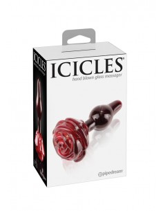 Plug-5331810000 Icicles no 76-Wibrator - Korki analne szklane - 1