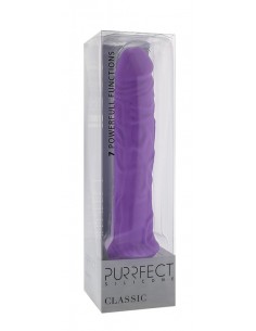 PURRFECT SILICONE CLASSIC 8.5INCH PURPLE - Wibratory Realistyczne - 1 2
