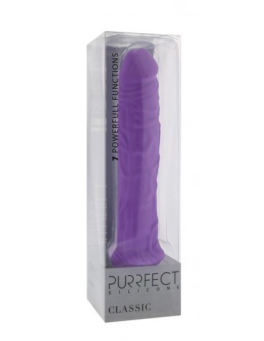 PURRFECT SILICONE CLASSIC 8.5INCH PURPLE - Wibratory Realistyczne - 2