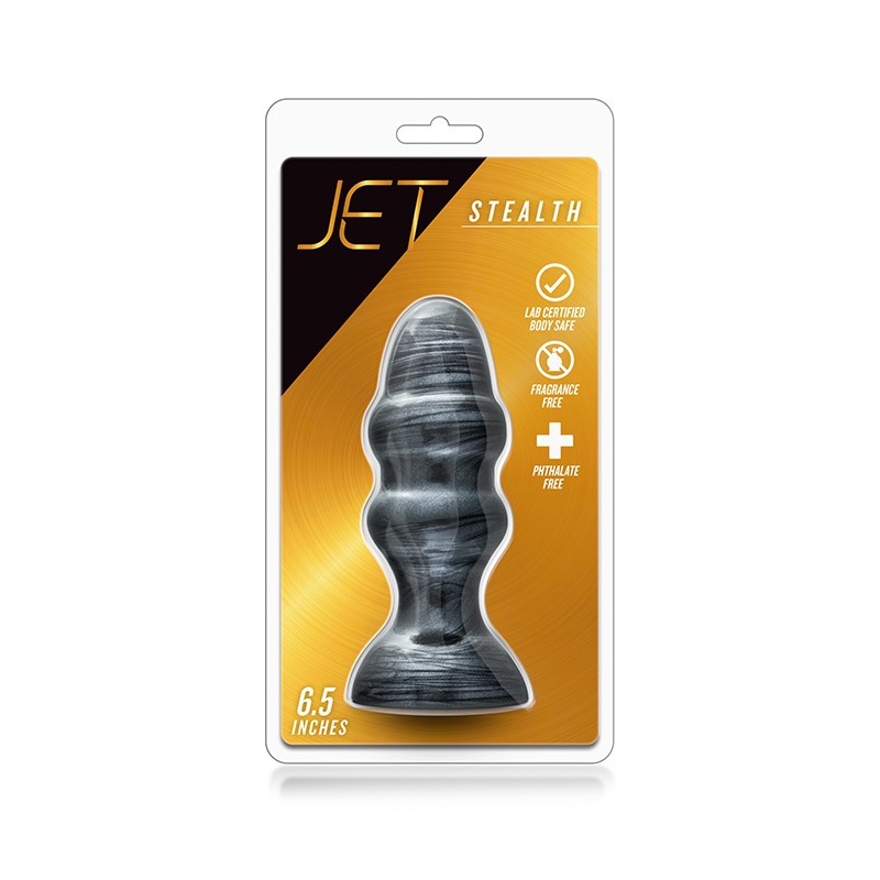 Korek Analny Jet Stealth Carbon Metallic Black - 2