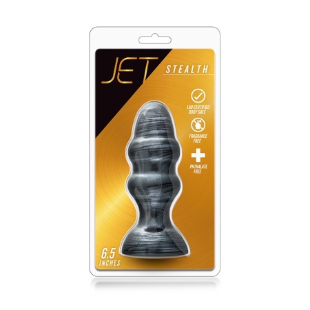 Korek Analny Jet Stealth Carbon Metallic Black - 2