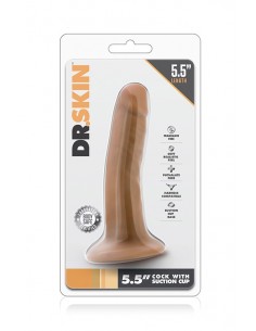 Dildo z Cyberskóry DR. SKIN 5.5INCH COCK WITH SUCTION CUP - Dilda z cyberskóry - 1 2