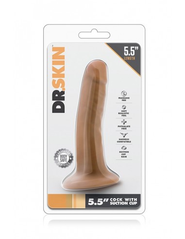 Dildo z Cyberskóry DR. SKIN 5.5INCH COCK WITH SUCTION CUP - Dilda z cyberskóry - 2