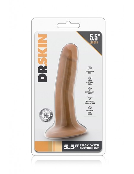 Dildo z Cyberskóry DR. SKIN 5.5INCH COCK WITH SUCTION CUP - Dilda z cyberskóry - 2