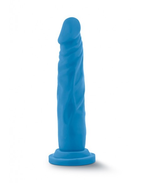 Dildo-NEO 7.5INCH DUAL DENSITY COCK NEON BLUE - Dilda realistyczne - 1