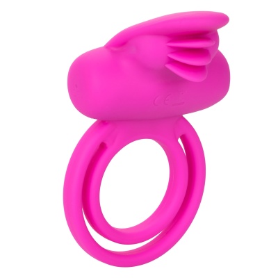 Wibrator pierścieniowy Dual Clit Flicker Enhancer – podwójna stymulacja łechtaczki, 10,25 cm - 1