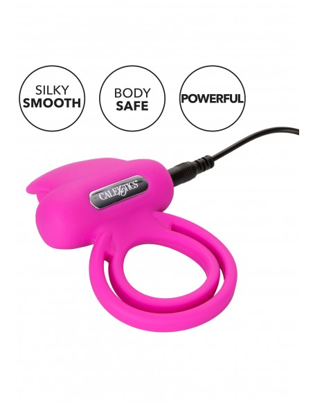 Dual Clit Flicker Enhancer - Pierścienie erekcyjne wibrujące - 9