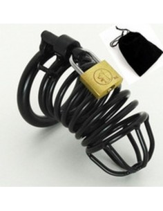 Prison BReak black medium 50 mm with lock - Dilatory penisa - 1
