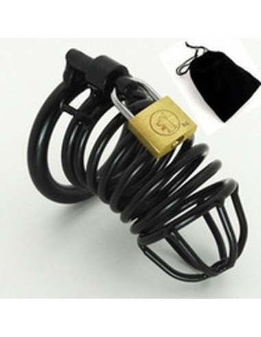 Prison BReak black medium 50 mm with lock - Dilatory penisa - 1