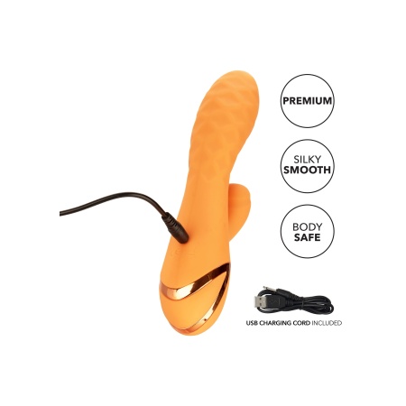 Wibrator California Dreaming Newport Beach Babe z opukiwaniem i wibracją 25,4 cm - 5