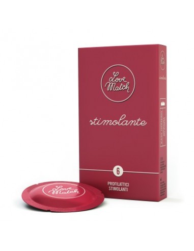 Prezerwatywy-Love Match Stimolante  - 6 pcs pack - Prezerwatywy klasyczne - 1