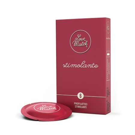 Prezerwatywy-Love Match Stimolante - 6 pcs pack - 1