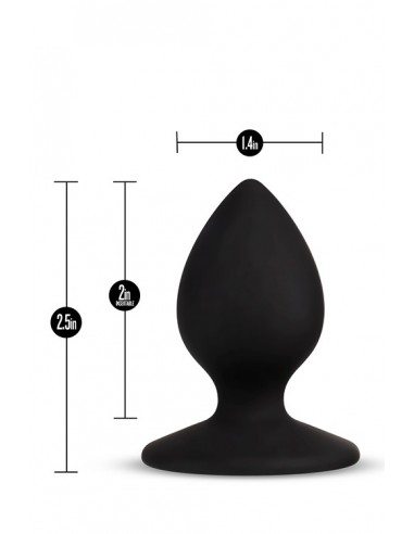 Temptasia Slut Plug Black - Korki analne silikonowe - 3