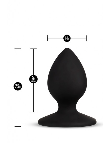 Temptasia Slut Plug Black - Korki analne silikonowe - 3