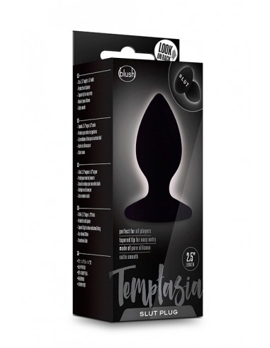 Temptasia Slut Plug Black - Korki analne silikonowe - 4