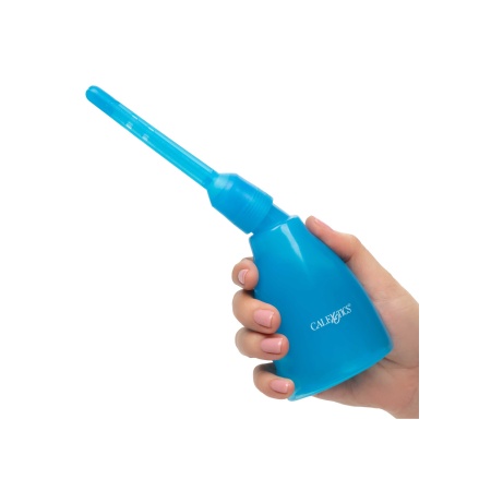 Irygator analny Ultimate Douche Blue z dwiema wymiennymi końcówkami o długości 8,3 cm i 9 cm - 4