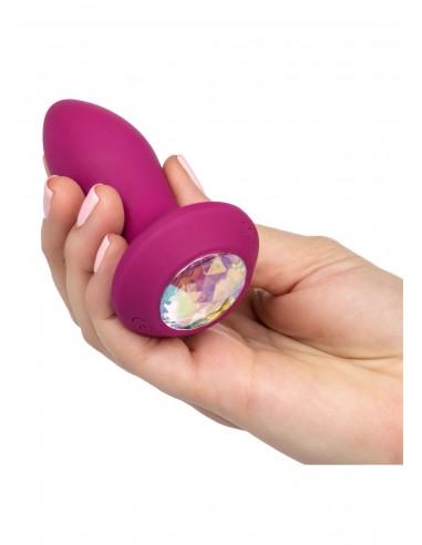 Vibrating Petite Crystal Probe - Kulki i korki analne wibrujące - 4