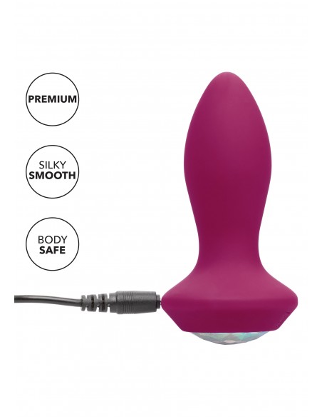 Vibrating Petite Crystal Probe - Kulki i korki analne wibrujące - 7