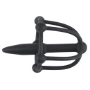 Penis Plug z Klatką na Żołądź ORION – Silikon Soft Touch, długość 5,7 cm, średnica 0,6–0,8 cm, klatka 3 cm - 2