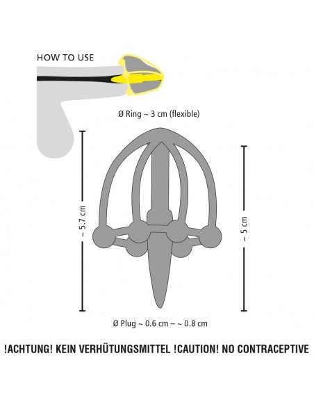 Penisplug with glans - Dilatory penisa - 7