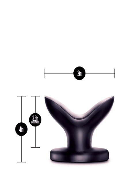 Anal Adventures Anal Anchor Black - Duże Korki Analne - 4