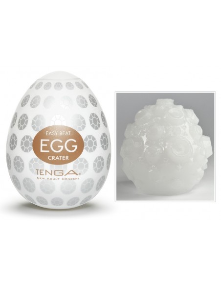 Tenga Egg Crater Single - Masturbatory i Sztuczne pochwy - 5