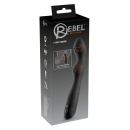 Wibrator analny Rebel P-Spot 23,5 cm z zakrzywioną końcówką i falistym trzonem - 1