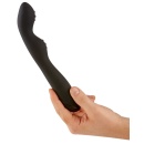 Wibrator analny Rebel P-Spot 23,5 cm z zakrzywioną końcówką i falistym trzonem - 5