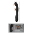 Wibrator analny Rebel P-Spot 23,5 cm z zakrzywioną końcówką i falistym trzonem - 7