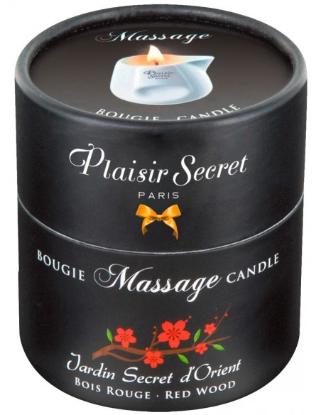 Massage Candle Red Wood 80 ml - Świece zapachowe do masażu - 1