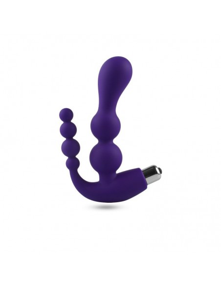 Stymulator- Fallo anale vibrante di design con doppia stimolazione - Masażery i stymulatory prostaty - 1