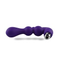 Stymulator analny Double Pleaser 15,5 cm (3 cm średnicy) fioletowy silikonowy - 4