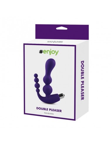 Stymulator- Fallo anale vibrante di design con doppia stimolazione - Masażery i stymulatory prostaty - 5